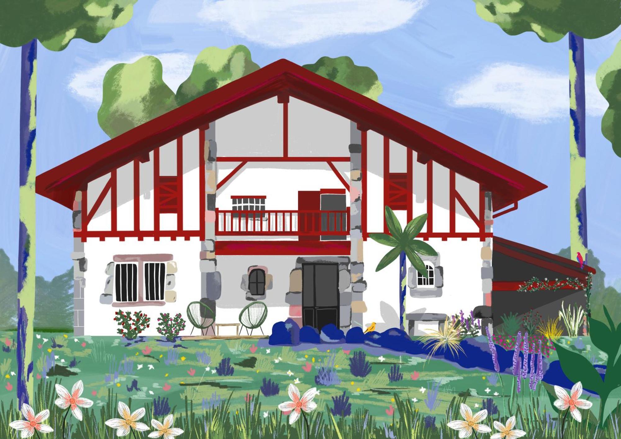 Maison D'Hotes Villa Xaran Erdian Espelette Luaran gambar